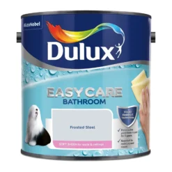 Dulux Easycare Bathroom Frosted Steel - Soft Sheen Paint - 2.5L -Sandtex Home Sales Store 12805836 2194833224574543
