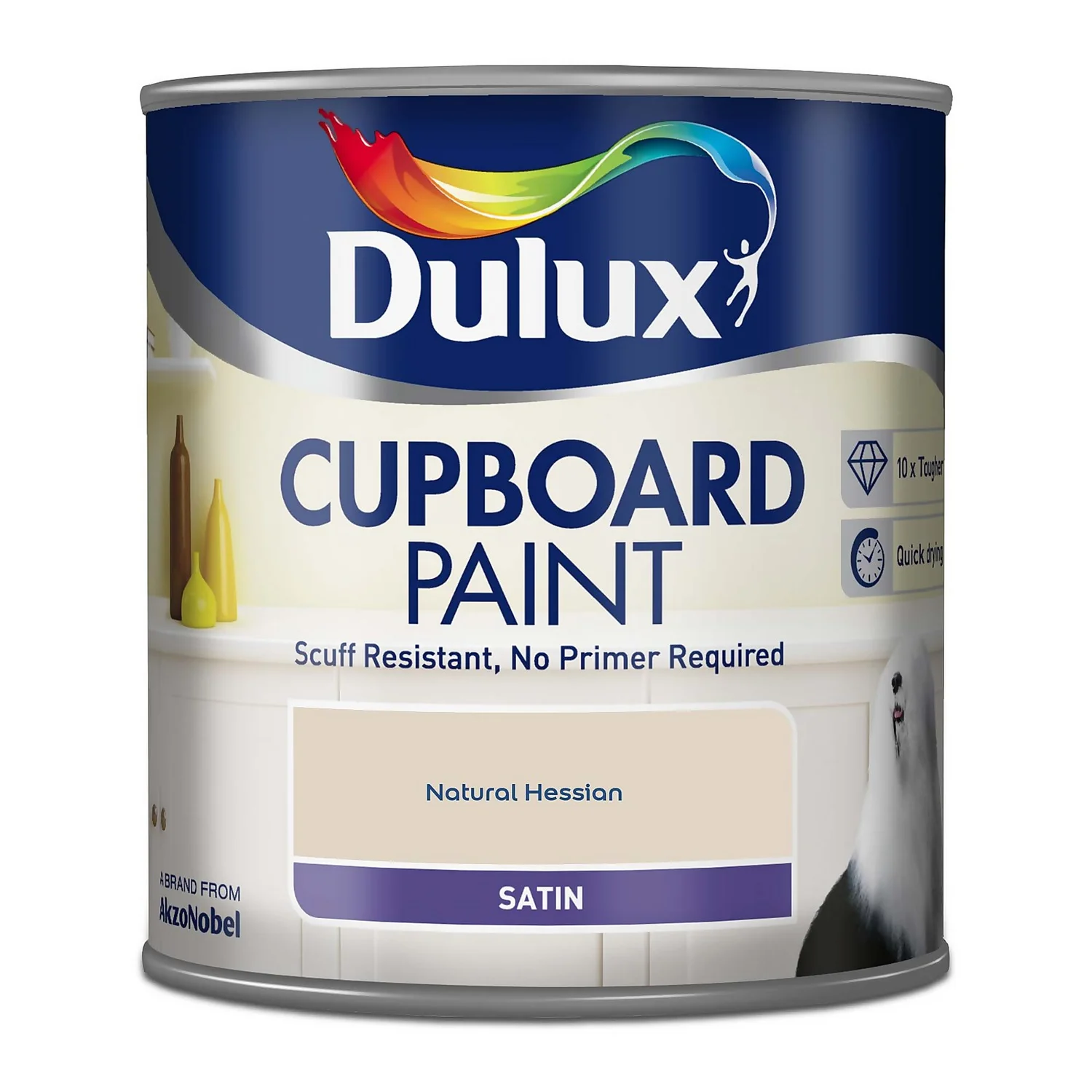 Dulux Realife Cupboard Paint Natural Hessian - 600ml 4 Dulux Realife Cupboard Paint Natural Hessian - 600ml - Image 4