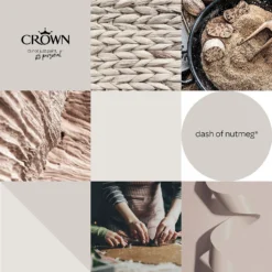 Crown Walls & Ceilings Matt Emulsion Paint Dash Of Nutmeg - 2.5L -Sandtex Home Sales Store 12809696 8264969826027289