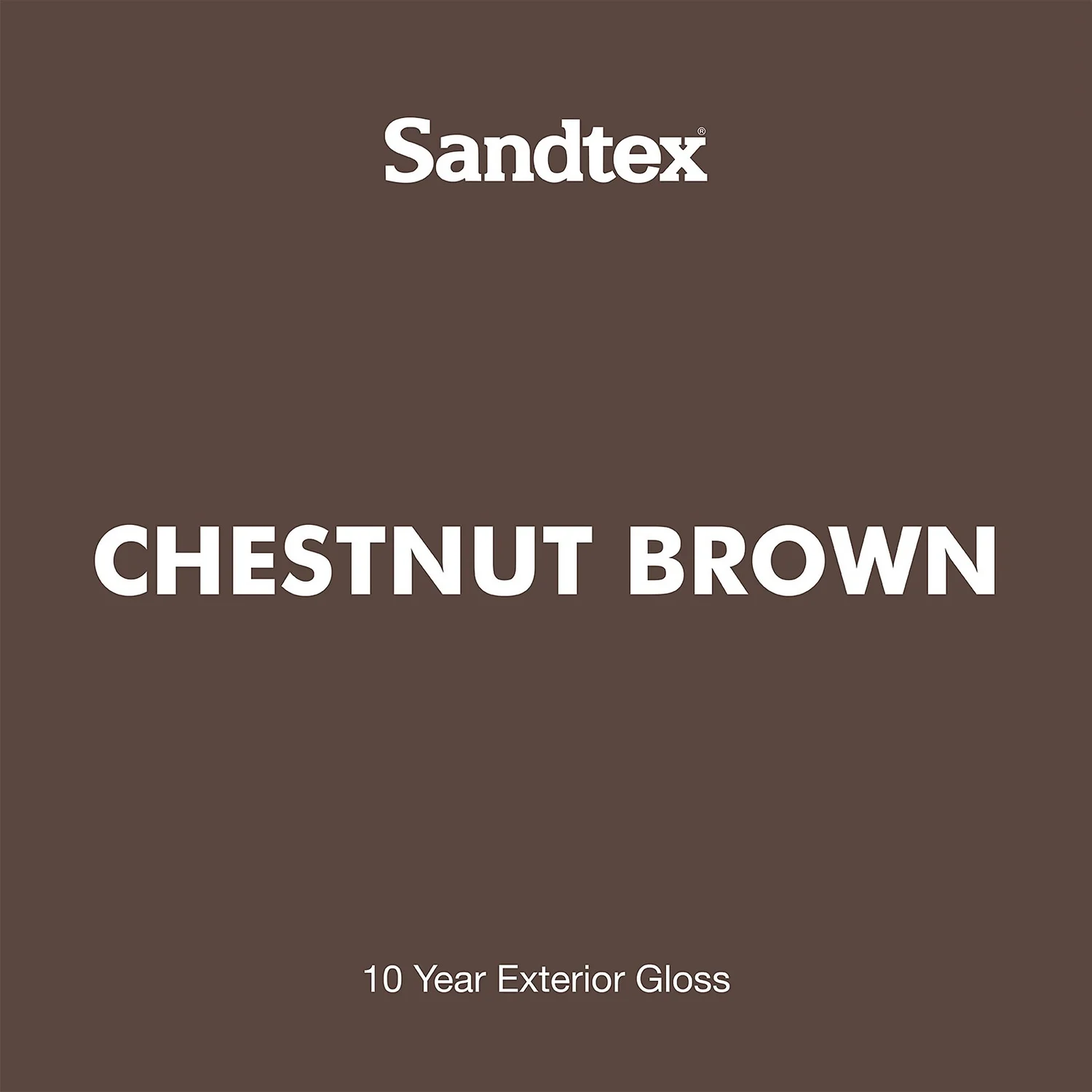 Sandtex® Exterior 10 Year Gloss Paint Chestnut Brown - 2.5L 8 Sandtex® Exterior 10 Year Gloss Paint Chestnut Brown - 2.5L - Image 8