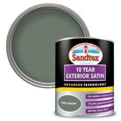Sandtex® Exterior 10 Year Satin Paint Fern Canopy - 750ml