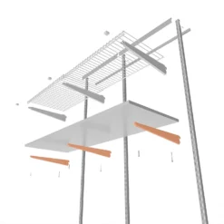 None Double Slot Bracket - White -320mm -Sandtex Home Sales Store 12815732 6275052927544629