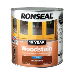 Ronseal 10 Year Woodstain Antique Pine Satin - 2.5L -Sandtex Home Sales Store 12820833 1524951654609776