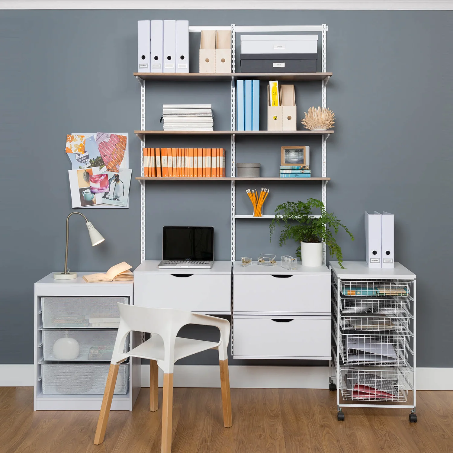 Shelf Sanoma Oak 1200x16x300mm 3 Shelf Sanoma Oak 1200x16x300mm - Image 3