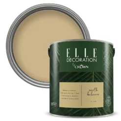 ELLE Decoration By Crown Flat Matt Paint Earth Balance - 2.5L