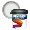 Homebase Matt Emulsion Paint Coconut Milk - Tester 90ml