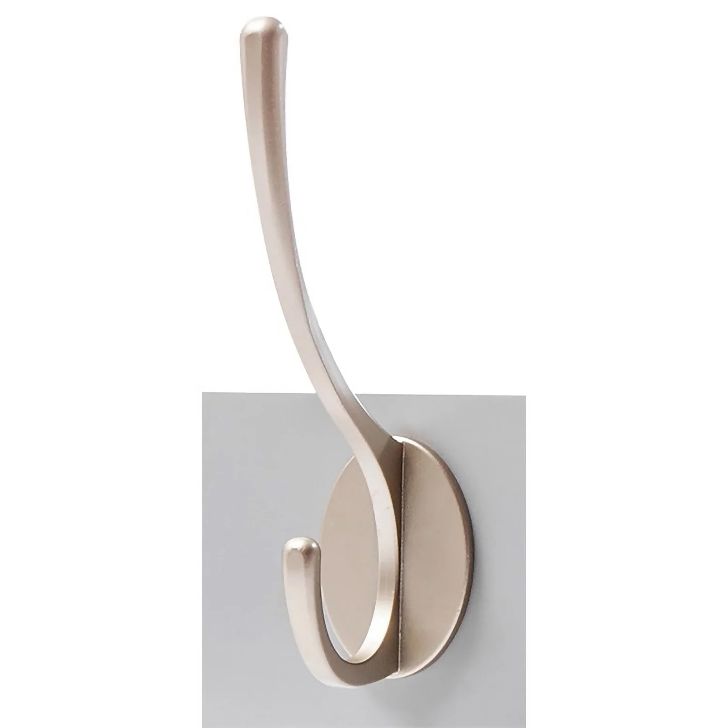 6 Victorian Satin Nickel Hooks On Dove Bloc Board 3 6 Victorian Satin Nickel Hooks On Dove Bloc Board - Image 3