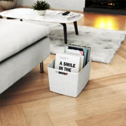 Curver Jute Large Basket - 20L - Off White -Sandtex Home Sales Store 12840437 1094833167330331