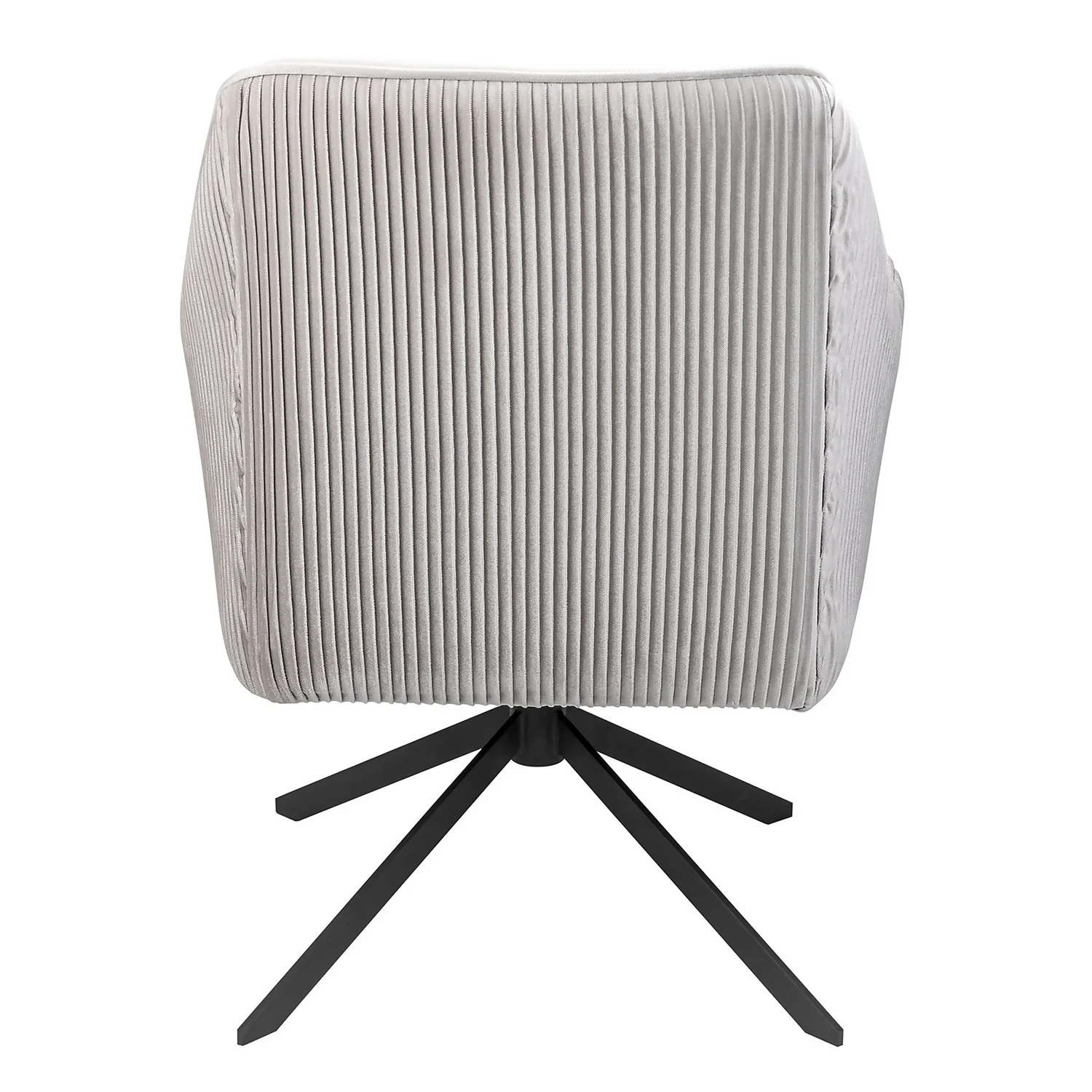 Pia Pleat Swivel Chair - Silver 3 Pia Pleat Swivel Chair - Silver - Image 3