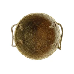 Natural Rush Basket With Rope Handles 5 Natural Rush Basket With Rope Handles -Sandtex Home Sales Store 12886616 2854857031760925