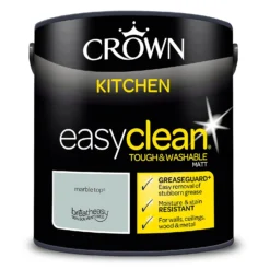 Crown Easyclean®Greaseguard+ Kitchen Matt Washable Multi Surface Paint Marble Top® - 2.5L 13 Crown Easyclean®Greaseguard+ Kitchen Matt Washable Multi Surface Paint Marble Top® - 2.5L -Sandtex Home Sales Store 12886965 4954853416478766