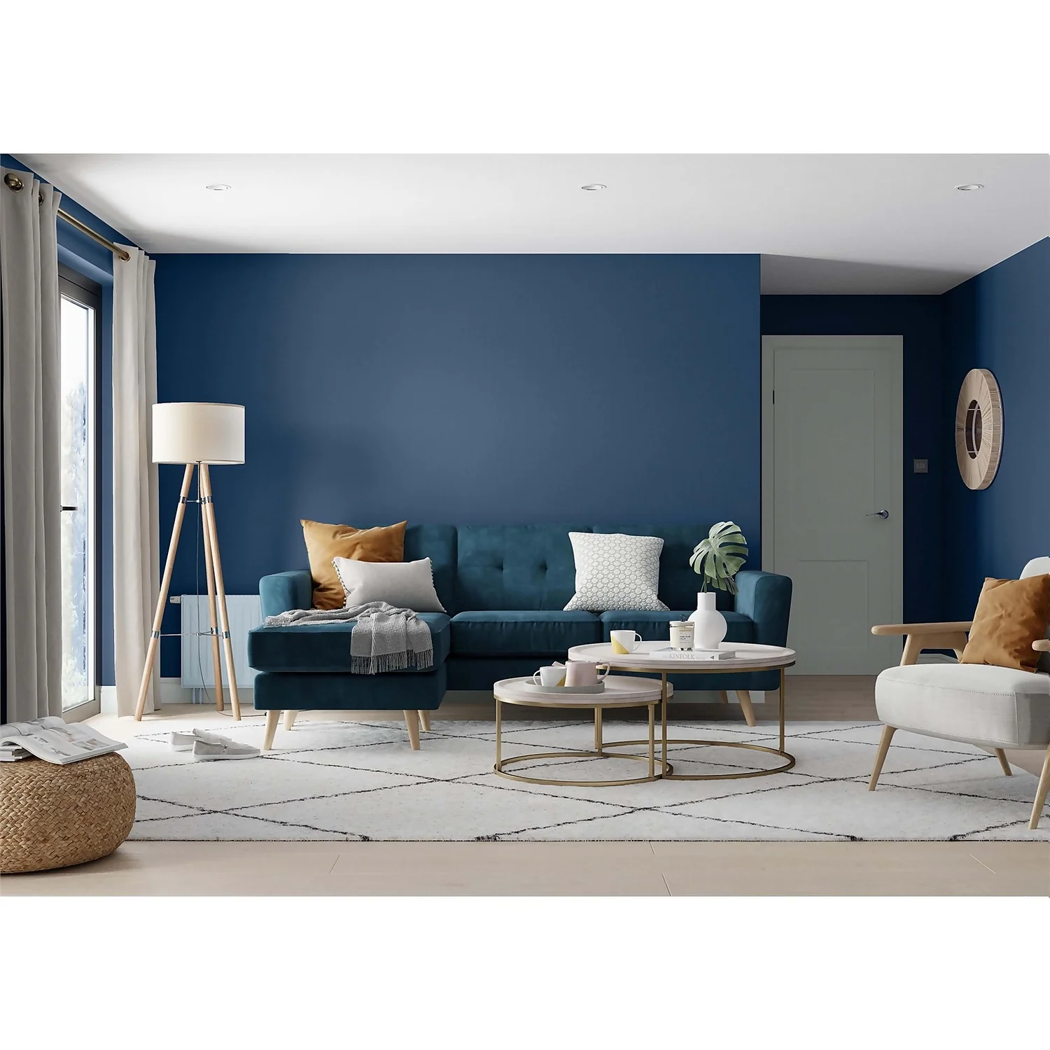 Dulux Simply Refresh One Coat Matt Paint Sapphire Salute - Tester 30ml 3 Dulux Simply Refresh One Coat Matt Paint Sapphire Salute - Tester 30ml - Image 3