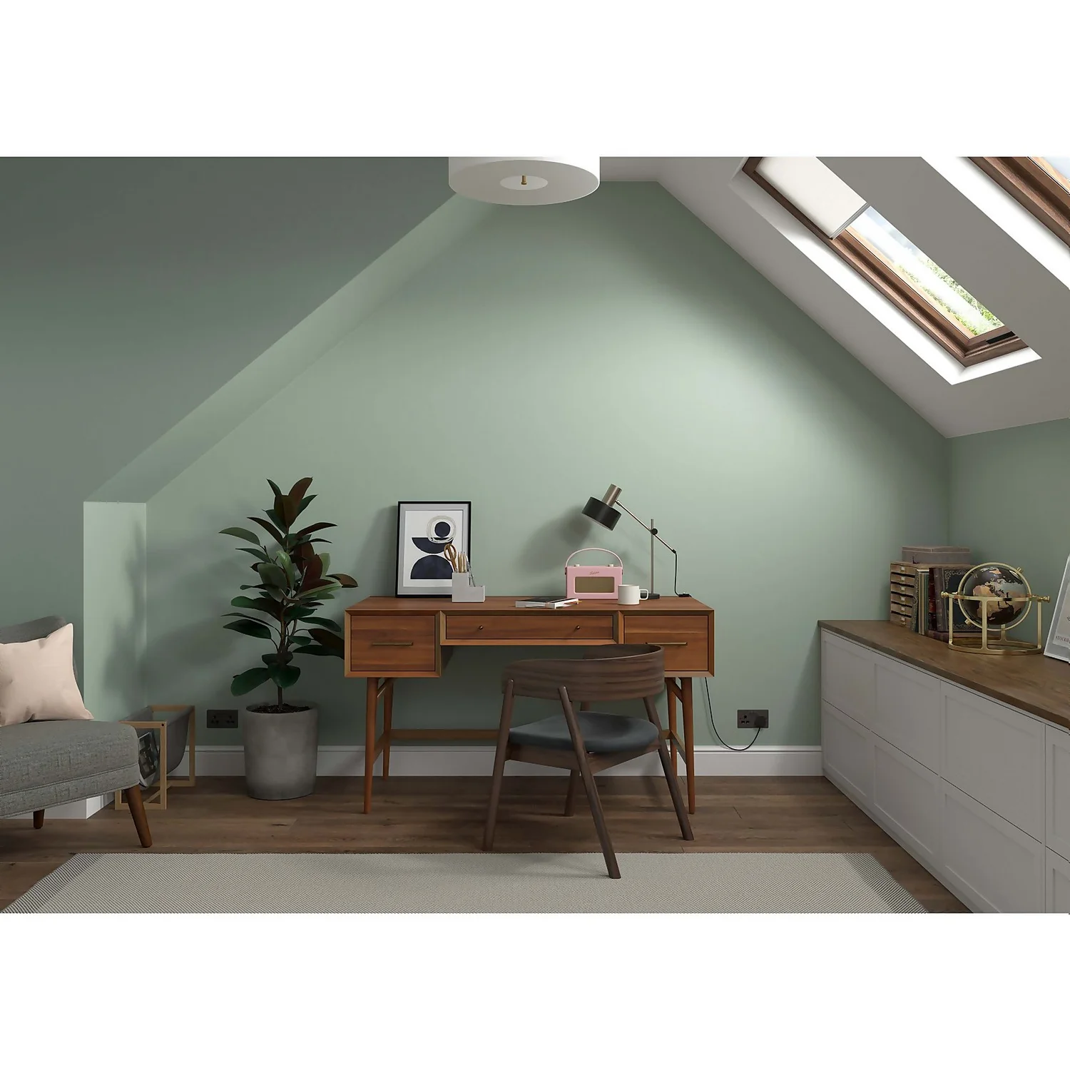 Dulux Heritage Eggshell Paint Sage Green - 750ml 6 Dulux Heritage Eggshell Paint Sage Green - 750ml - Image 6