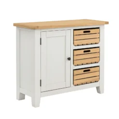 Ashstead Small Sideboard - Oak & Ivory