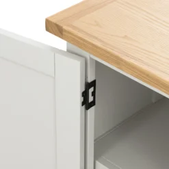 Ashstead Small Sideboard - Oak & Ivory -Sandtex Home Sales Store 12917103 2004897163011545