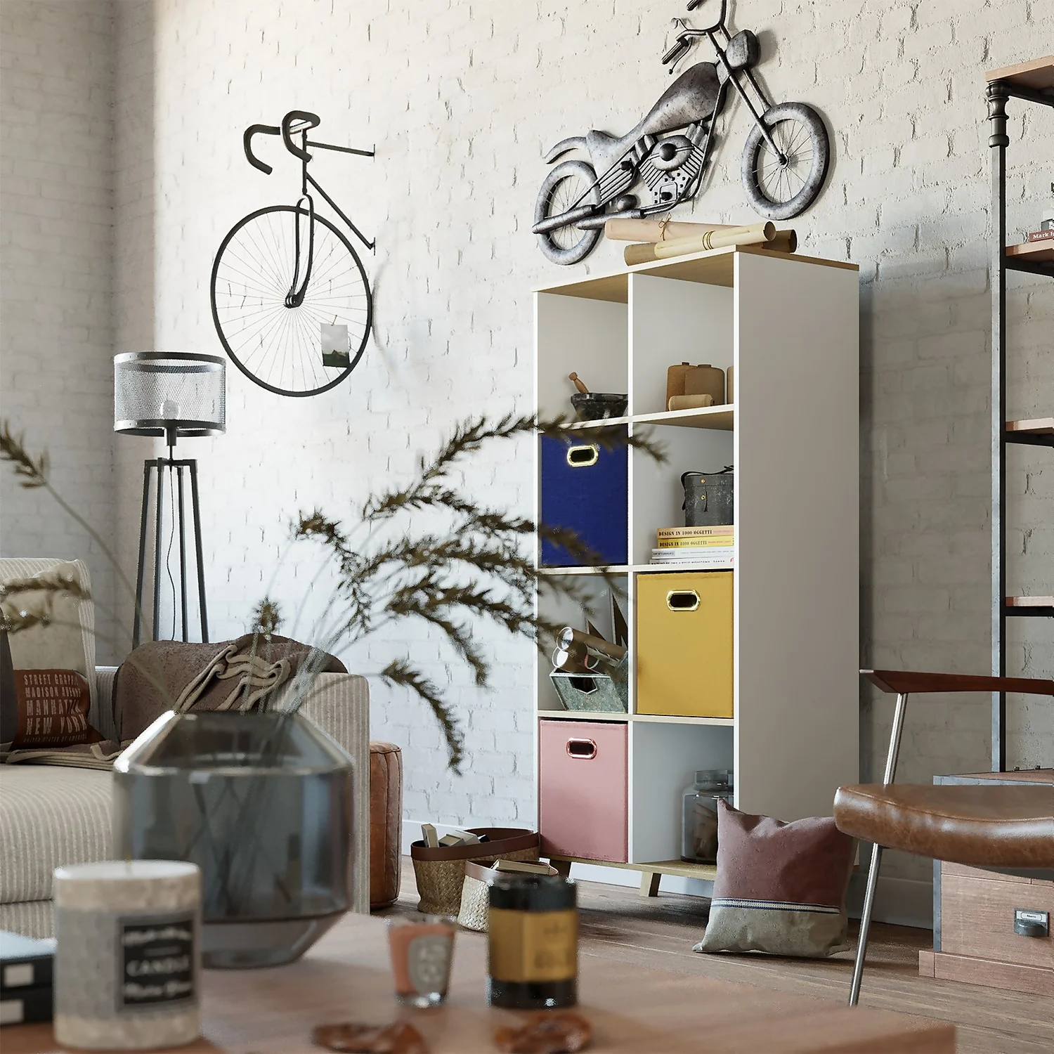 Clever Cube Woven Insert - Navy 2 Clever Cube Woven Insert - Navy - Image 2