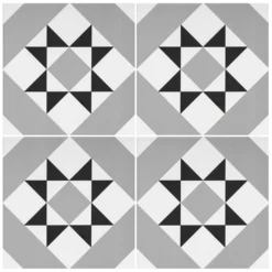 Fiore Diamond Black Porcelain Wall & Floor Tile 200 X 200mm - 0.52sqm Pack 8 Fiore Diamond Black Porcelain Wall & Floor Tile 200 X 200mm - 0.52sqm Pack -Sandtex Home Sales Store 13220601 7764916348340978