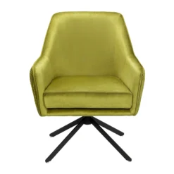 Pia Pleat Swivel Chair - Olive 9 Pia Pleat Swivel Chair - Olive -Sandtex Home Sales Store 13222763 1904940701575036