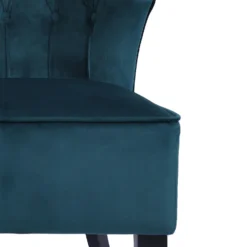 Sadie Velvet Accent Chair - Aegean Blue -Sandtex Home Sales Store 13223769 1154958840749257