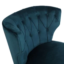 Sadie Velvet Accent Chair - Aegean Blue -Sandtex Home Sales Store 13223769 1294958840720553