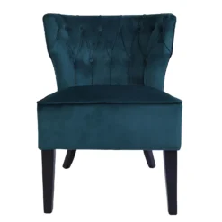 Sadie Velvet Accent Chair - Aegean Blue -Sandtex Home Sales Store 13223769 3614958840618067