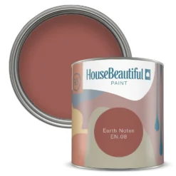 House Beautiful Durable Matt Emulsion Multi-Surface Paint Earth Notes EN.08 Tester - 125ml