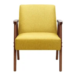 Alex Mid Century Armchair - Ochre -Sandtex Home Sales Store 13514419 1234963831634100