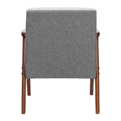 Alex Mid Century Armchair - Grey -Sandtex Home Sales Store 13514422 1594965327280698