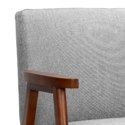 Alex Mid Century Armchair - Grey -Sandtex Home Sales Store 13514422 1724965327328617