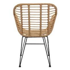 Ronnie Rattan Dining Chair - Set Of 2 -Sandtex Home Sales Store 13644186 1714997056827453