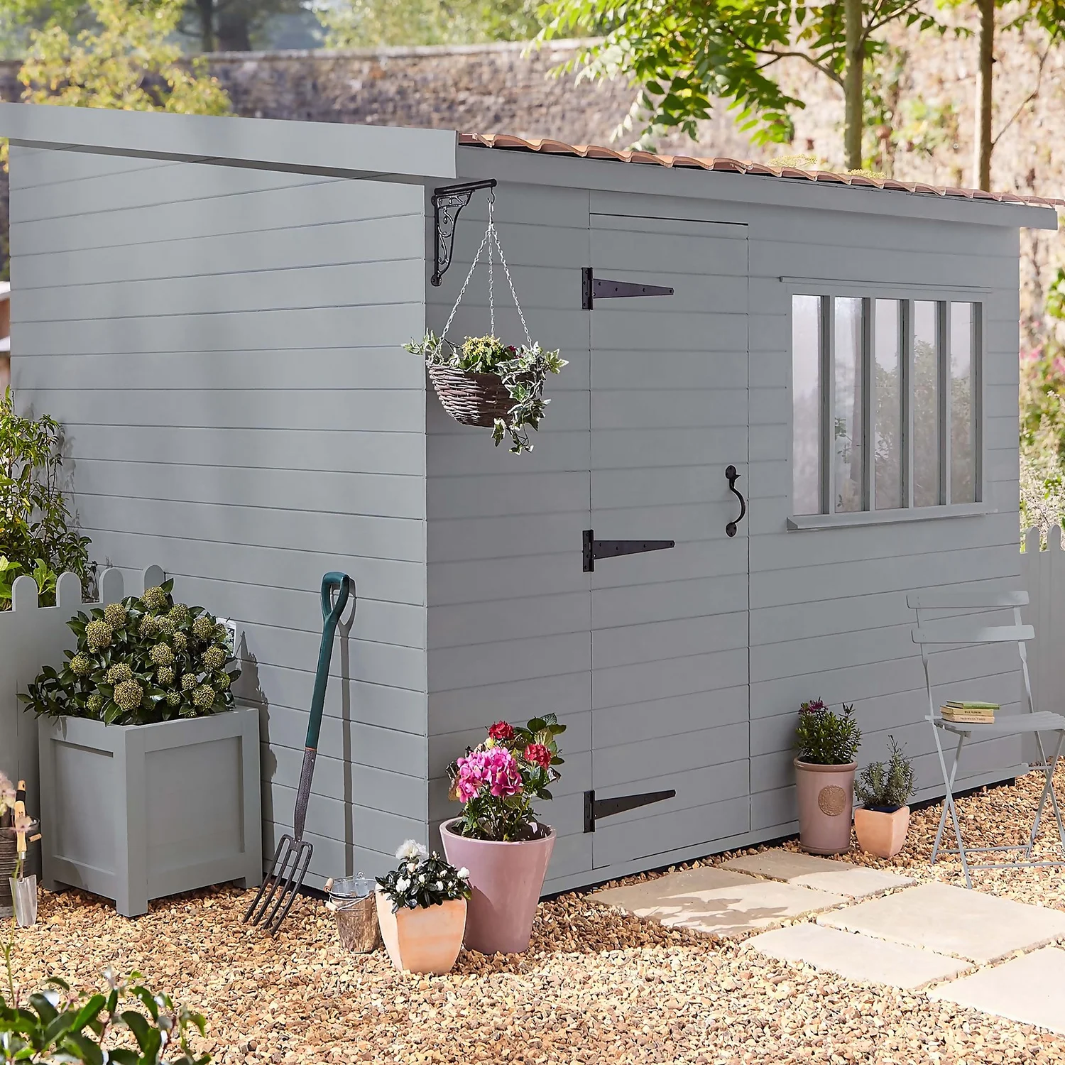 Laura Ashley Eggshell Garden Paint Pale Slate - 2.5L 3 Laura Ashley Eggshell Garden Paint Pale Slate - 2.5L - Image 3