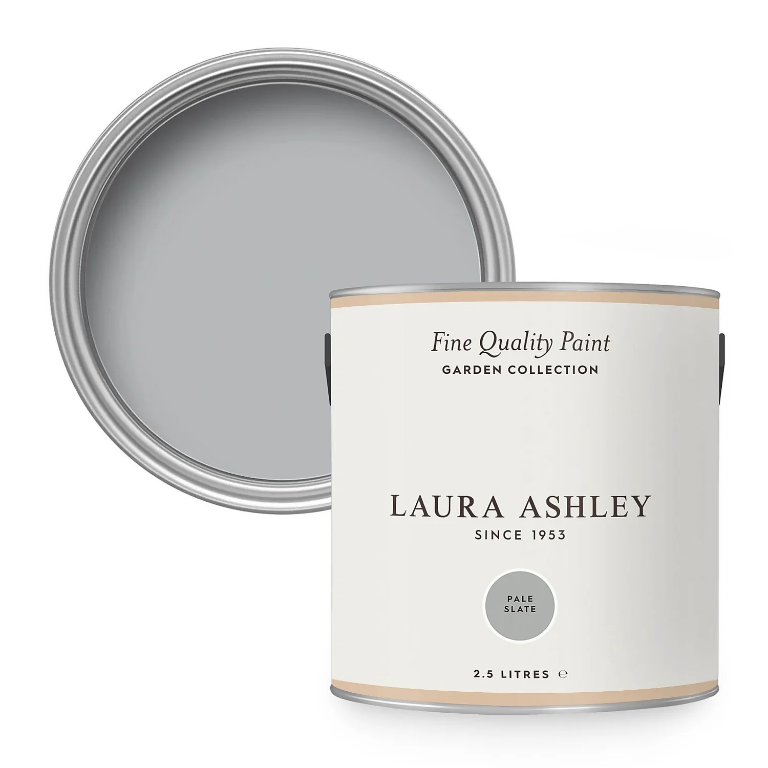 Laura Ashley Eggshell Garden Paint Pale Slate - 2.5L 1 Laura Ashley Eggshell Garden Paint Pale Slate - 2.5L