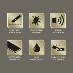 Kraus Rigid Core Herringbone Luxury Vinyl Floor Tile - Brampton Grey 8 Kraus Rigid Core Herringbone Luxury Vinyl Floor Tile - Brampton Grey -Sandtex Home Sales Store 13733822 1465002464943758