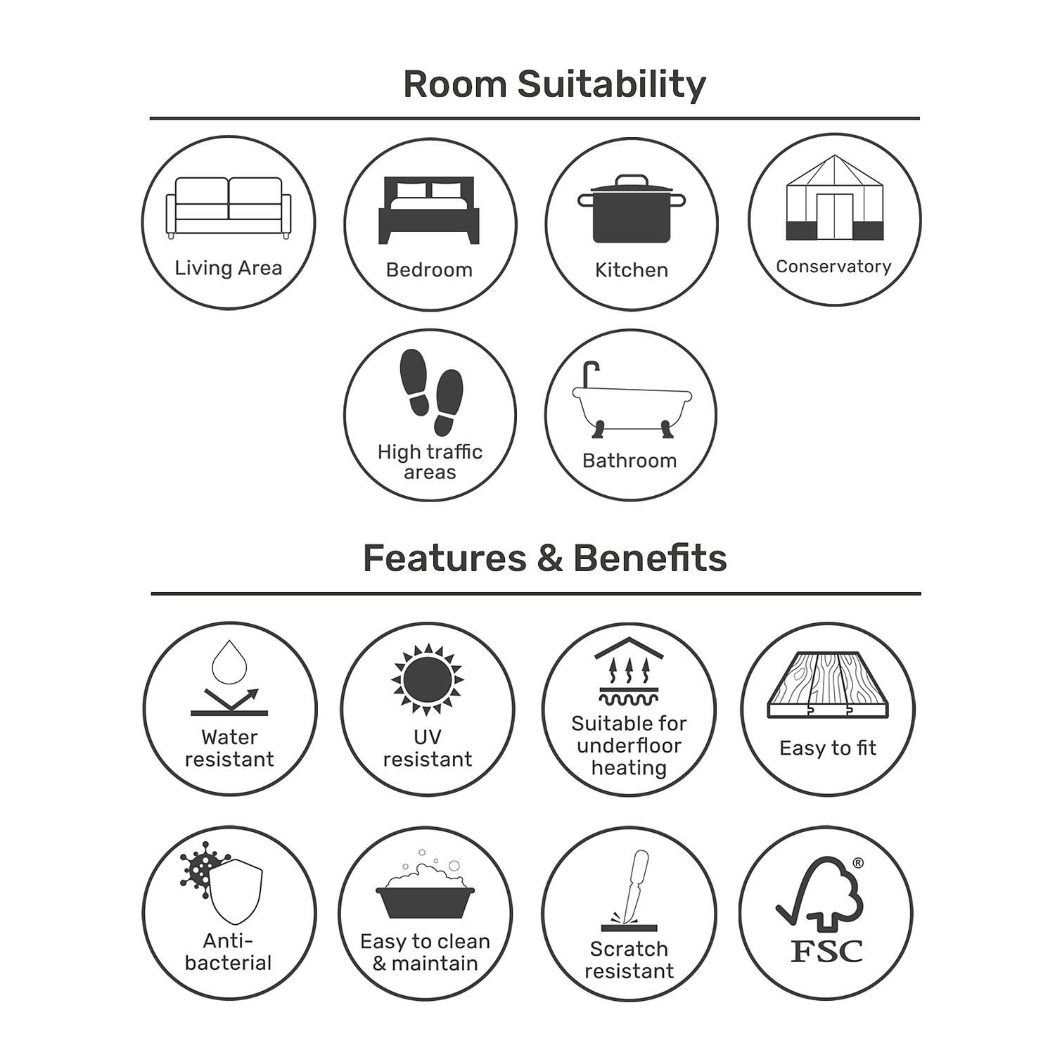 EGGER HOME Light Redmond Oak 8mm Aqua+ Laminate Flooring 4 EGGER HOME Light Redmond Oak 8mm Aqua+ Laminate Flooring - Image 4