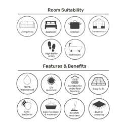 None Rigid Core Luxury Vinyl Flooring - Marble Tile 12 None Rigid Core Luxury Vinyl Flooring - Marble Tile -Sandtex Home Sales Store 14005586 1385014868809170