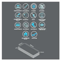 None Rigid Core Luxury Vinyl Flooring - Marble Tile 9 None Rigid Core Luxury Vinyl Flooring - Marble Tile -Sandtex Home Sales Store 14005586 1865006100147474