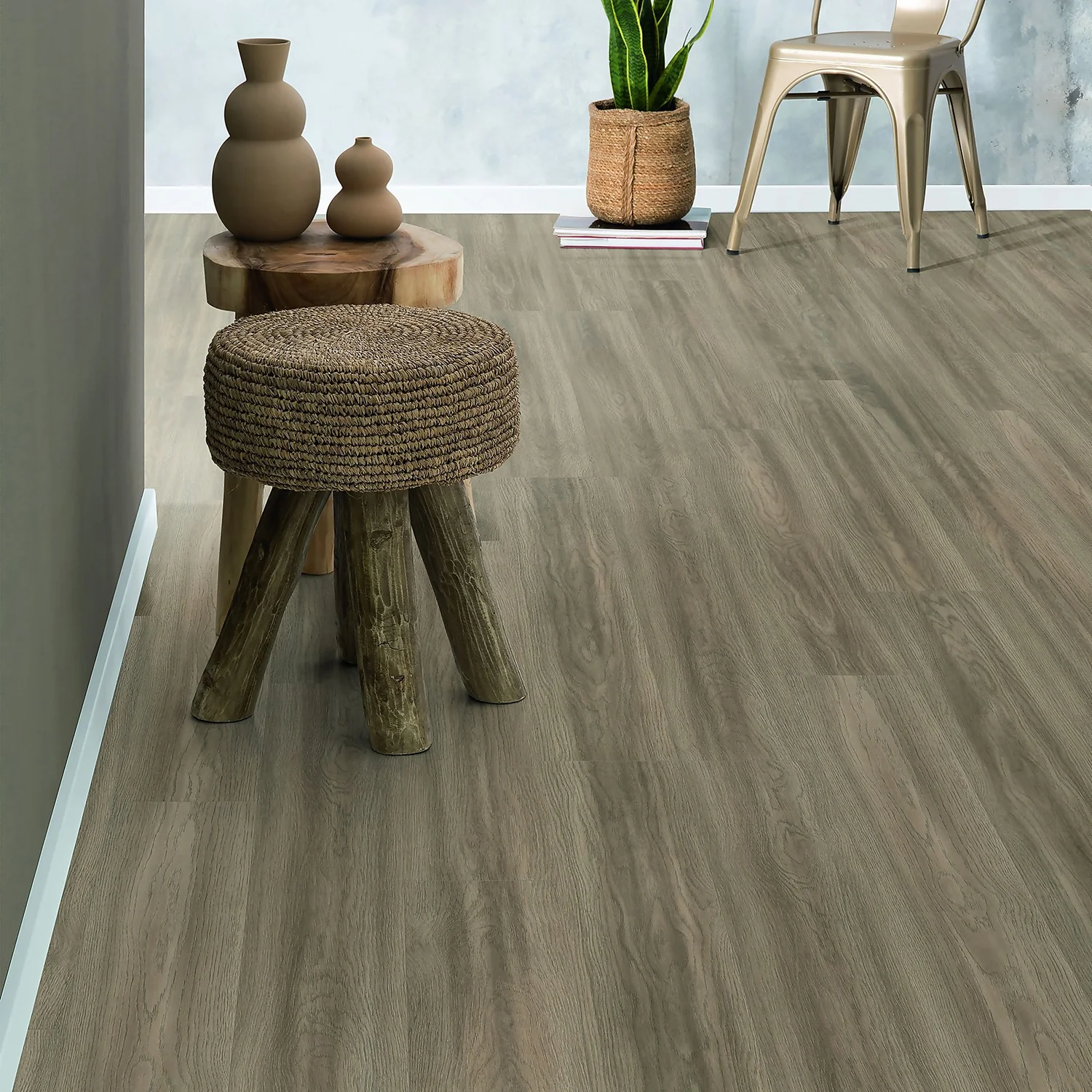EGGER HOME Light Grey Bolton Oak 8mm Aqua+ Laminate Flooring Sample 1 EGGER HOME Light Grey Bolton Oak 8mm Aqua+ Laminate Flooring Sample